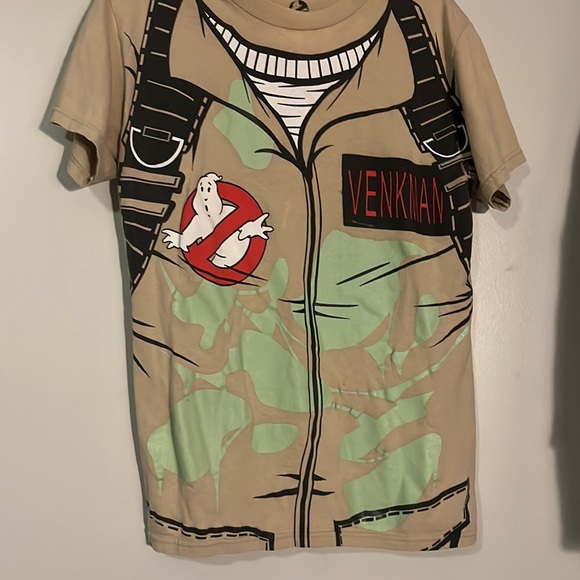 Ghostbusters Venkman Graphic Tee Glows in the Dark Mens Size Small RARE - Picture 7 of 11